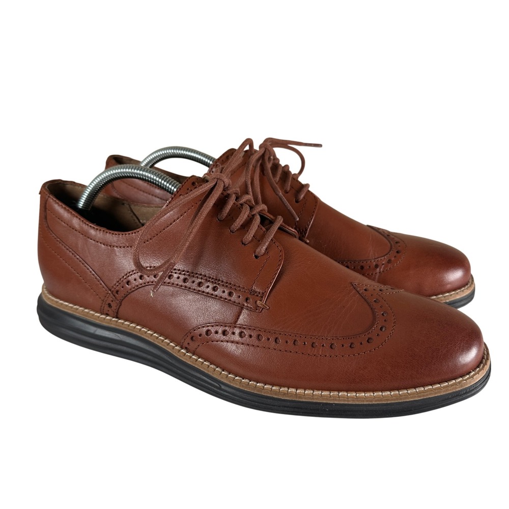 Cole Haan OriginalGrand Wingtip Oxford Mens Size 10M Brown Leather Brogue C26472